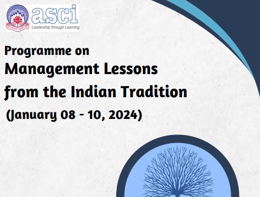 Management Lessons
from the Indian Tradition