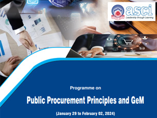 Public Procurement Principles and GeM