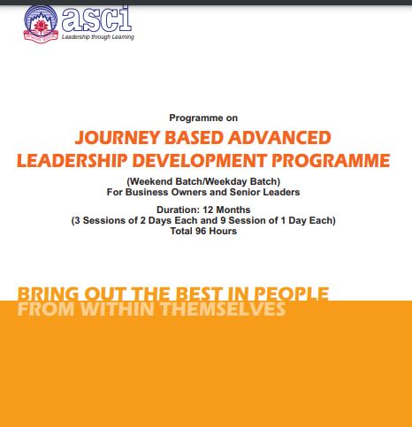 Journey Based Advanced Leadership Development Programme