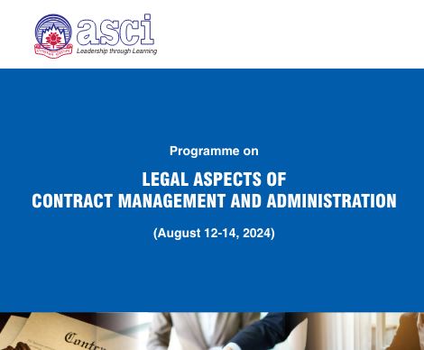 Legal Aspects of Contract Management and Administration
