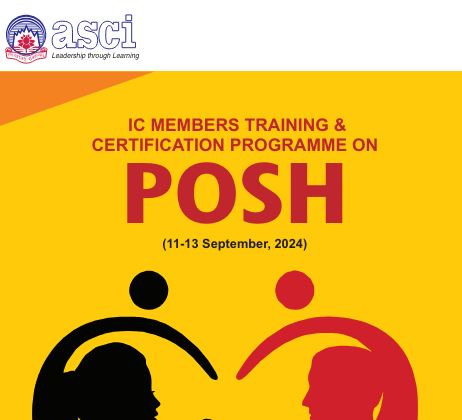 IC Members Training & Certification Programme on POSH