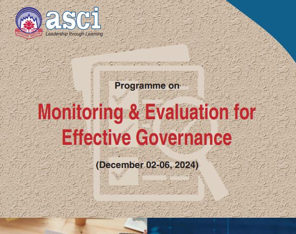 Monitoring & Evaluation for Effective Governance