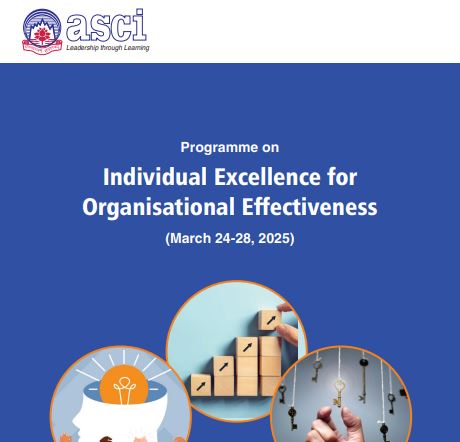 Individual Excellence for
Organisational Effectiveness